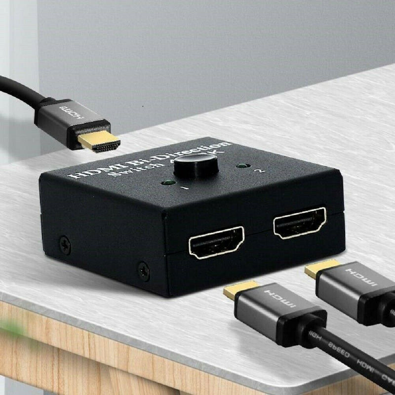 HDMI 2.0 HDTV Cable Switch Switcher Splitter Bi-Direction Hub HDCP 2x1 1x2 AU