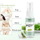 Herbal Hair Removal Spray Painless Underarm Leg Public Hair Body Facial Hai 30ML