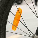Bicycle Spoke Plsatic Reflective Lens Wheel Rim Reflectors Safe Warning