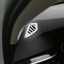 2Pcs Car Dashboard Air Conditioning Vent Outlet Frame Trim for Bmw 5 Serie
