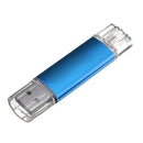 4GB USB Memory Stick OTG mini USB Flash Drive Mobile PC blue
