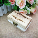Wooden Proposal Engagement Gift Holder Ring Box Novelty Decor Decorative Wedding