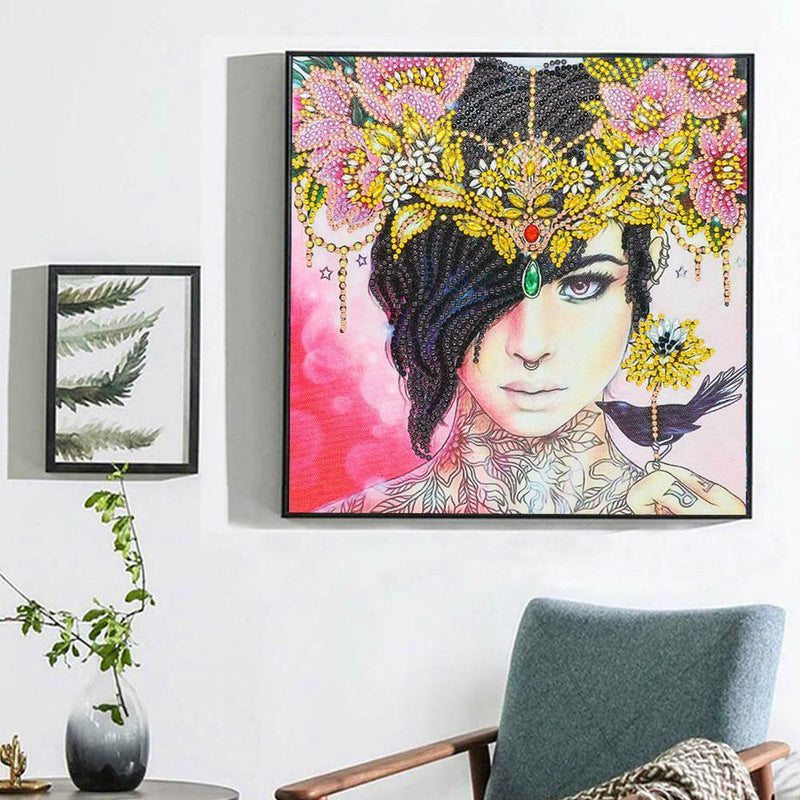 5D DIY Special Shaped Diamond Painting Beauty Cross Stitch Mosaic Craft Kit