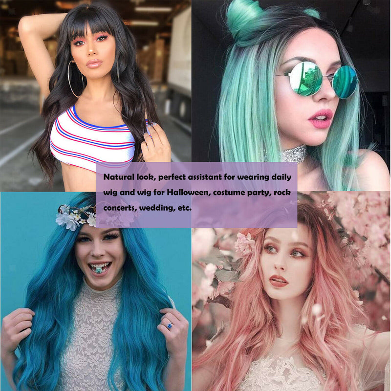 12 Packs Wig Cap Hair Breathable Stocking Nylon Stretch Liner Men Women Coffee