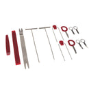13pcs Car Radio Door Clip Panel Trim Dash Audio Plastic Removal Pry Tool Kit