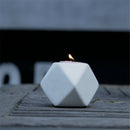 Nordic Style Geometric Shape Ceramic Candle Holder Innovative Retro Style H
