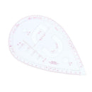 Plastic Curve Ruler Sewing Sleeve Collar Measure Ruler Tailor Designer Tool