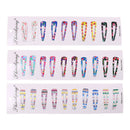 20pcs Girl Baby Kids Princess Hair Accessories Slides Hair BB Hair Clips E ^