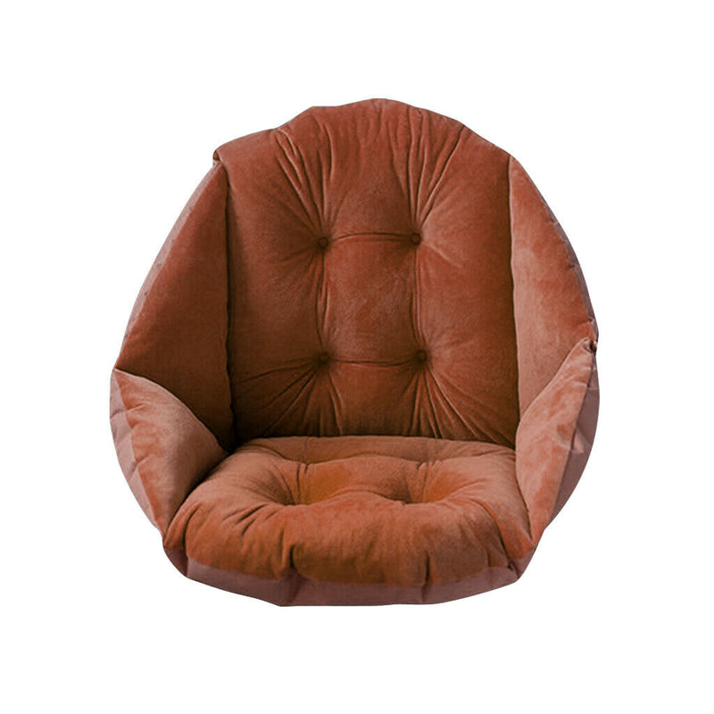 Shape Design Seat Cushion All-Round Soft Chair Pad Pillow-Coffee