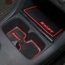 3X(Car Mat for Suzuki Swift 2005 To 2014 Anti Slip Car Door Slot Rubber Lat