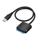USB 3.0 to 2.5" 3.5" SATA SSD HDD Hard Drive Disk UASP Adapter Cable Converter