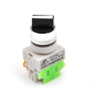 Three Position Selector Rotary Switch Power Ignition LAY37-20X3 22mm Switches Gw