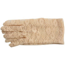 New Elegant Ladies Short Lace Gloves Costume, Available in Beige