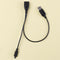 Micro USB Male To USB Female Host OTG USB Cable Y Splitter For Cell Phone  Z
