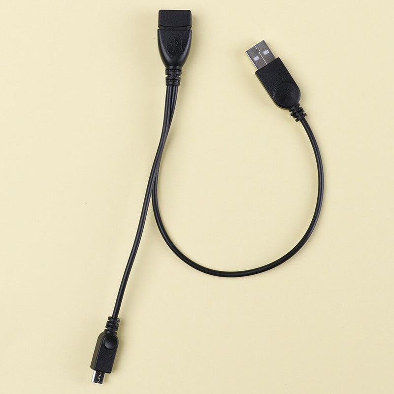 Micro USB Male To USB Female Host OTG USB Cable Y Splitter For Cell Phone  Z