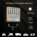 63W LED Work Light Bar Flood Spot Beam Offroad 4WD SUV Driving Fog Lamp BX3C