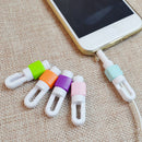 5x Protector Saver Cover for Smart Phone Lightning USB Charger Cable Cord  Z