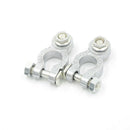 2X/Set Zinc Coat Positive Negative Battery Terminals Clamp Connectors For 3cr
