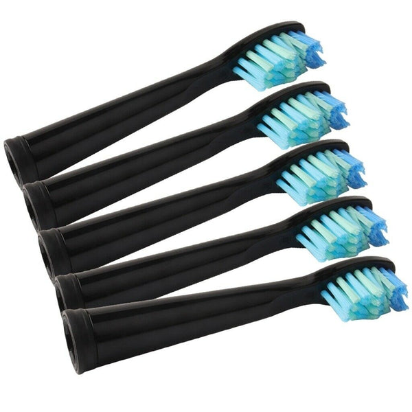 5 Sets Sonic Replacement Tooth Brush Head for Seago Electric Toothbrush Black