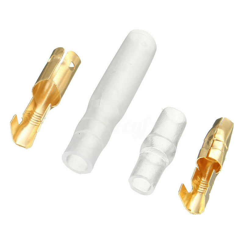 200x Car Motorcycle Waterproof Electrical 4mm Wire Connector for Truck Bike