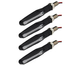 4PCS Motorcycle 12 LED Turn Signal Indicator Blinkers Light Amber AU
