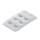 Pair White 2-Row Hooks Adjustable Bra Strap Extender B7U8
