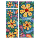 DIY Flower Special Shaped Diamond Painting 2 Grids Pencil Case Storage Box