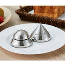 2 Pcs 60 Minutes Kitchen Timer Cooking Bell Counter Alarmer,Stainless Steel