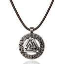 Necklace Gals Viking Symbol Pendant Thor's Hammer Circle Necklace Jewelry SP