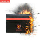 Fireproof Document Bag Non-Itchy Fiberglass Cloth Waterproof Holder With Sh