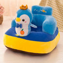 Cartoon Sofa Skin for Infant Baby Seat Sofa Cover Learn to Sit Chair (E) A