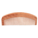 5.8" Long Eco Friendly Wooden Color Natural Wood Hair Comb