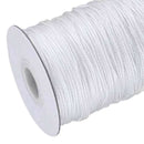 White Braided Lift Shade Cord Wood Pendant for Aluminum Blind Shade