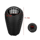 5-Speed Pu Leather Gear Shift Knob Head Shifter Black For Mazda 3 5 6