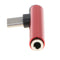 2X TypeC Male to 3.5mm Headphone Female AUX Adapter Converter Red