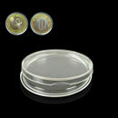 28mm Applied Clear Round Mini Cases Coin Storage Capsules Plastic Holder