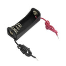 Replacement 2 Color Cables Black Plastic 1 x 12V Battery Cell Case Holder Y2T5