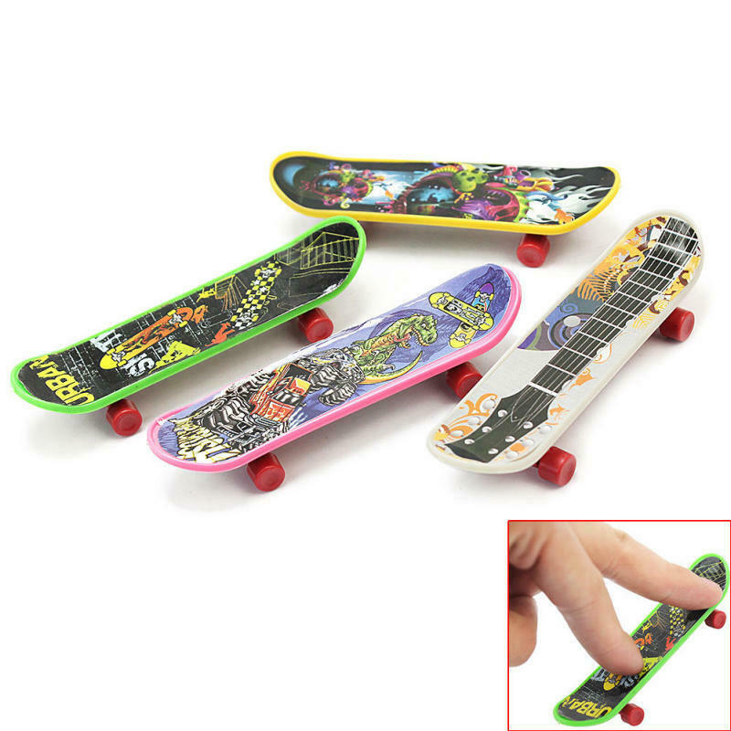 4 Pcs New Finger Skate Boarding Playing Fingerboard For Boys Girls Childr AZW