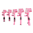 Adjustable Dog Muzzle for Barking Soft Dog Mouth Cover Anti-bite Pink L
