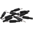 10Pcs 3.5mm 1/8" Audio Male Jack Solder Adapter Stereo Headph Connector N6N C8G6