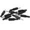 10Pcs 3.5mm 1/8" Audio Male Jack Solder Adapter Stereo Headph Connector N6N C8G6