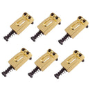 6 Pcs Portable Electric Guitars Bridge Saddles Tremolo Trem Bridge Saddles
