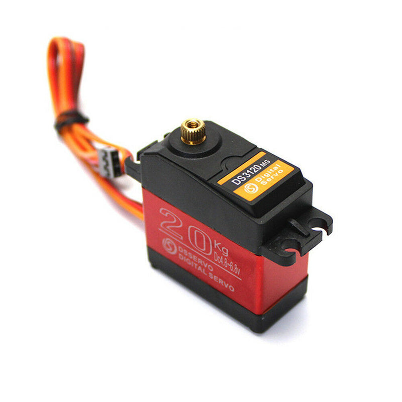DS3120 DC4.8~7.2V 20kg Full Metal Gear Digital Servo Water Proof Steering Engine