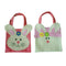 2pcs Rabbit Bunny Style Handbag Fabric Tote Kids Carry Bags Easter Supplier