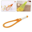 Plastic Manual Egg Beater Home Kitchen Hand Whisk Mixer Milk Egg Cake Beate N1R0