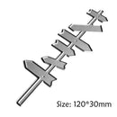 DIY Route Sign Cutting Dies Stencil Scrapbooking Embossing Template Craft