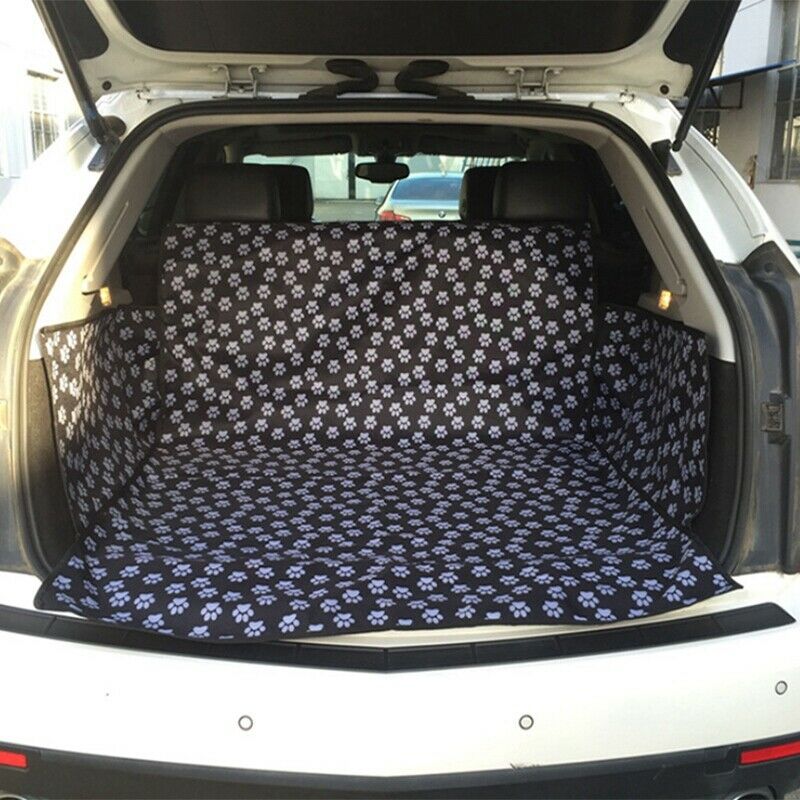 Pet Carriers Oxford Fabric Claw Pattern Car Pet Seat Cover Dog Car Back Sea