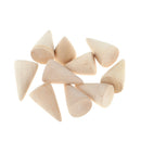 Necklace Finger Rings Jewelry Display Stand Holder Showing Rack Wooden Cones