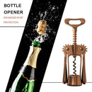 Professional Zinc Alloy Red Wine Bottle Opener Handle Pressure Corkscrew