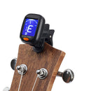 Digital Chromatic LCD Clip-On Electric Tuner For Bass Guitar Ukulele Violin Uke